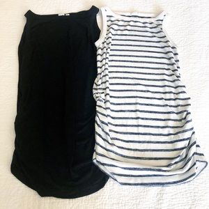 🍣 2 gap maternity tanks